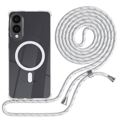 Galaxy S25 Edge transparente Hülle + Kordel mit MagSafe