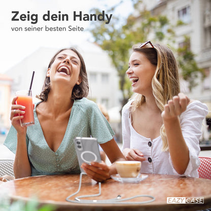 Galaxy S25 Edge transparente Hülle + Kordel mit MagSafe