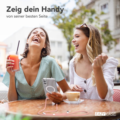 Galaxy S25 Edge transparente Hülle + Kordel mit MagSafe