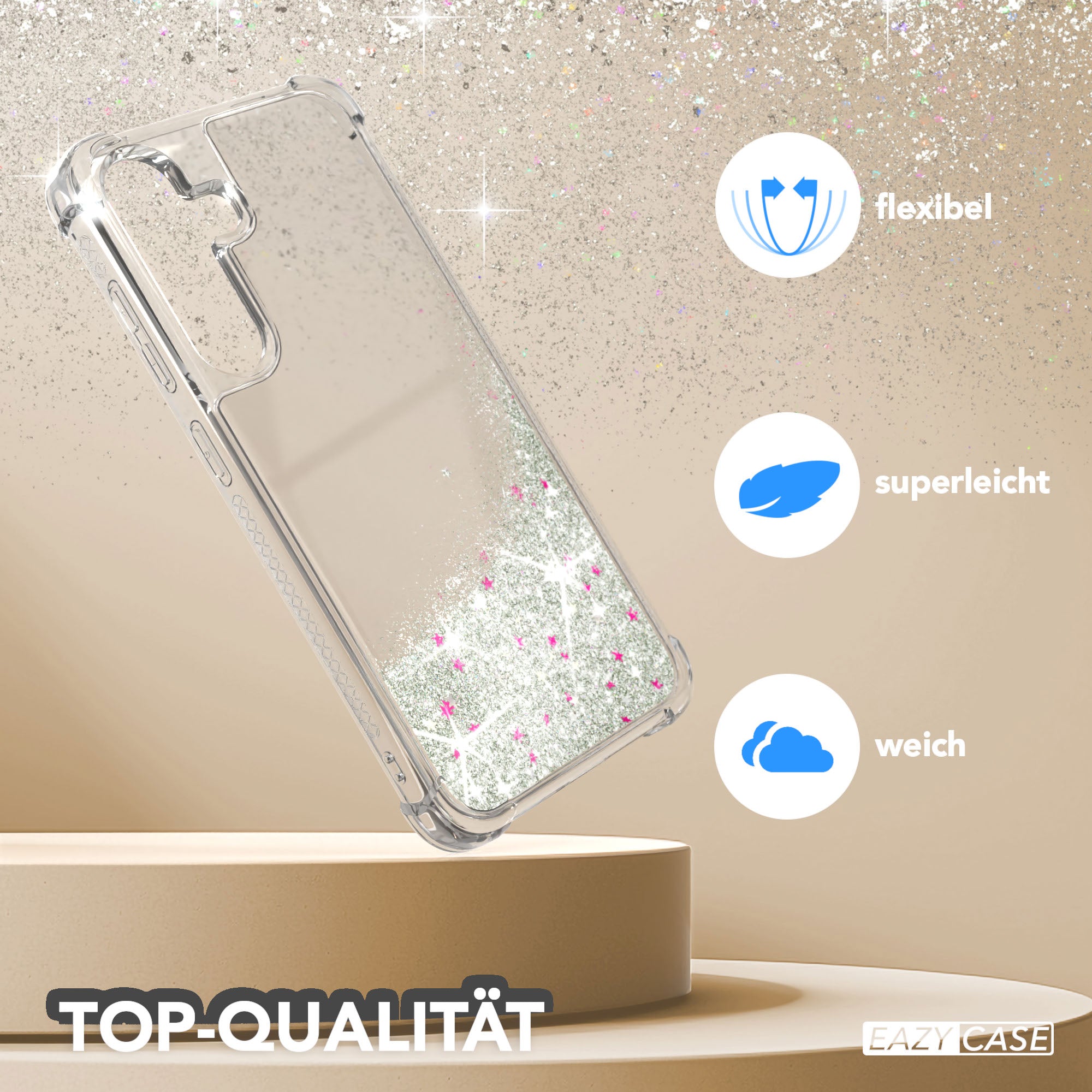 Galaxy S25 FE Glitzerhülle