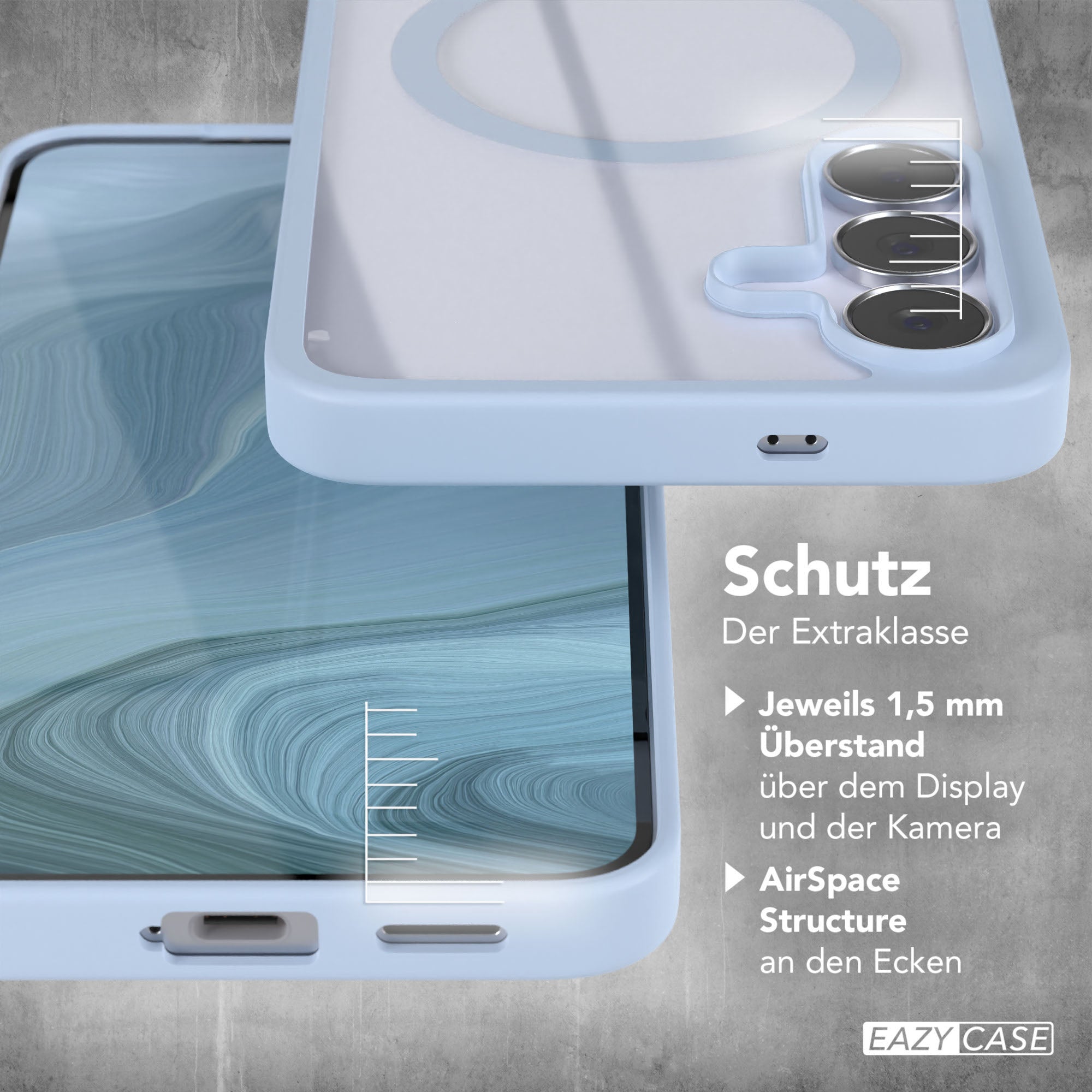 Galaxy S25 FE transparente Hülle mit MagSafe