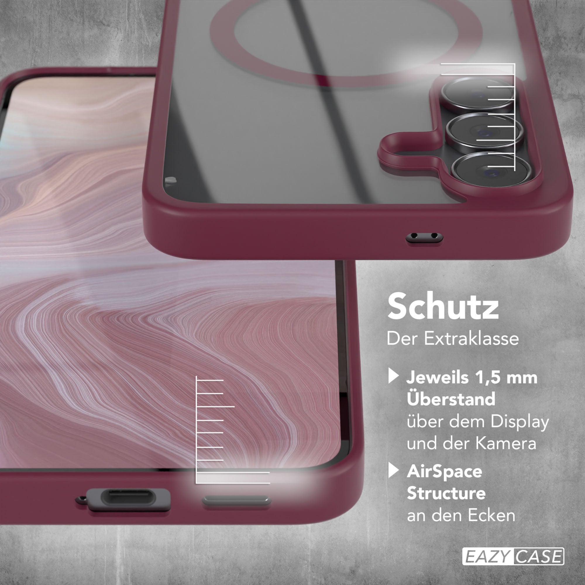 Galaxy S25 FE transparente Hülle mit MagSafe