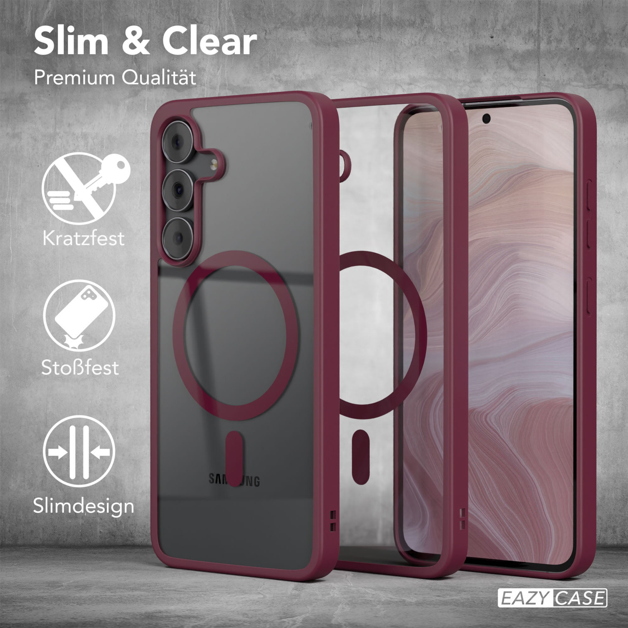 Galaxy S25 FE transparente Hülle mit MagSafe