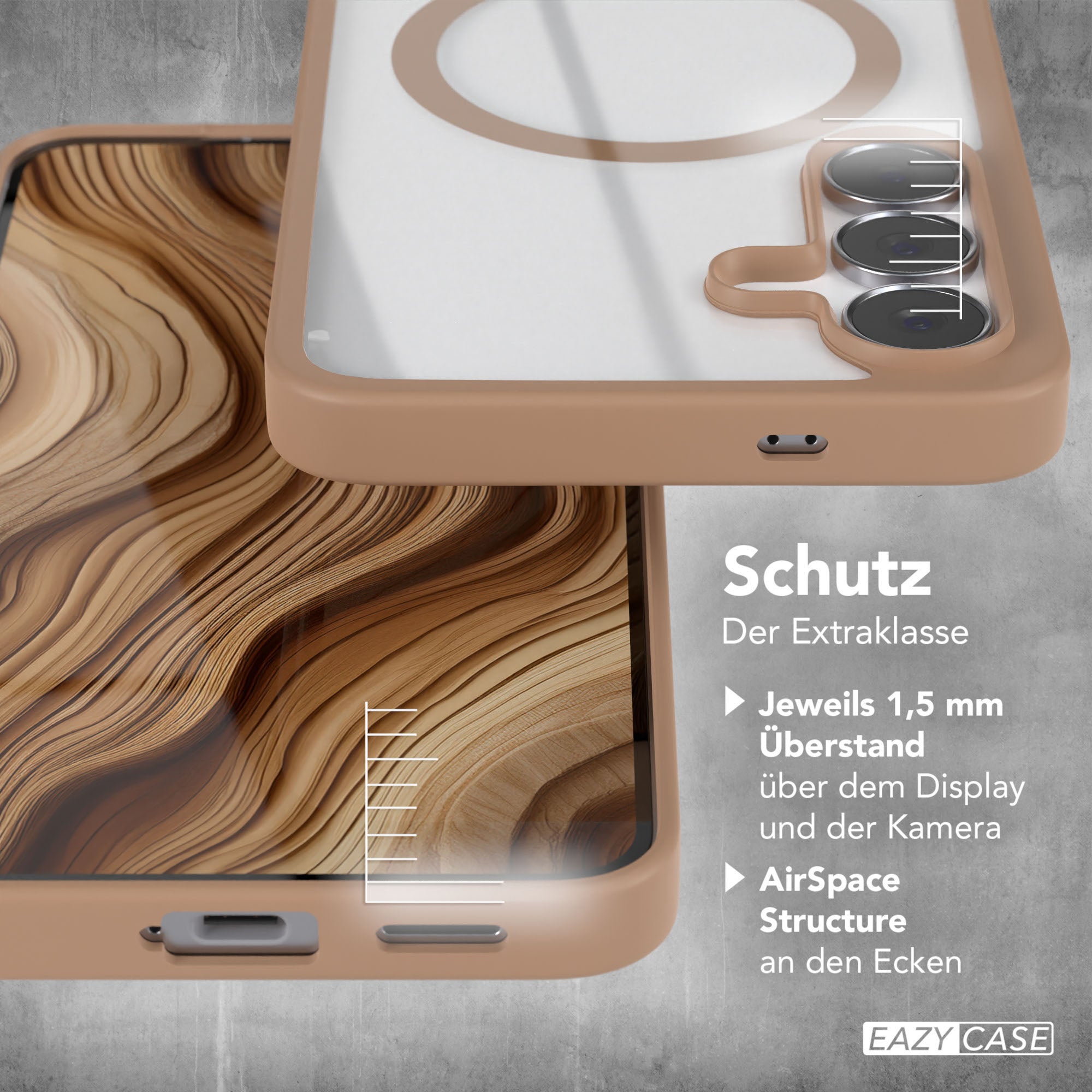 Galaxy S25 FE transparente Hülle mit MagSafe