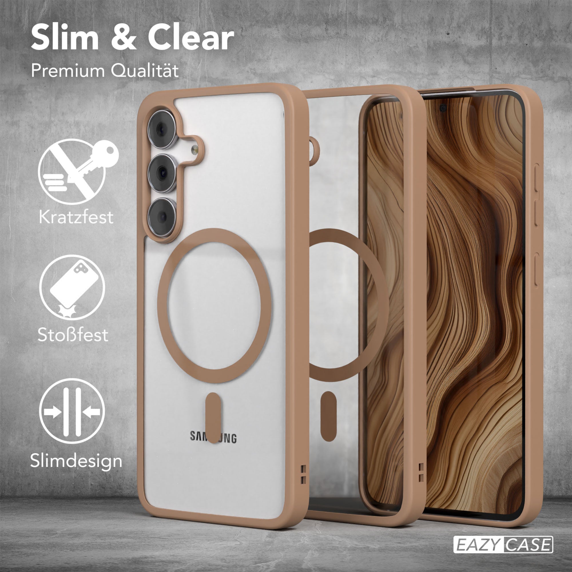 Galaxy S25 FE transparente Hülle mit MagSafe