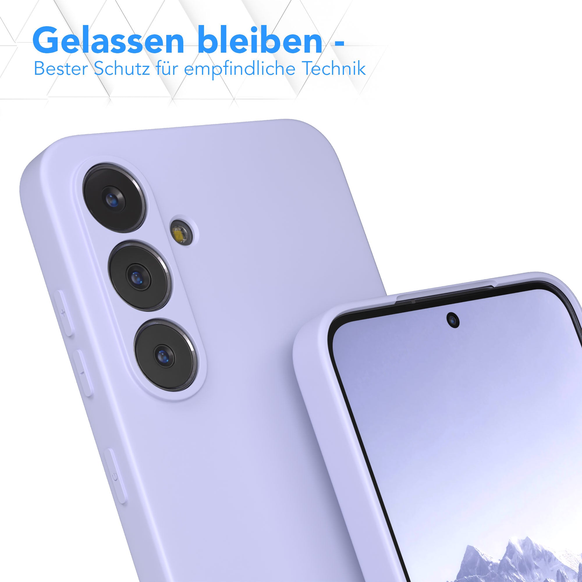 Samsung Galaxy S25 FE transparente Silikonhülle mit Kameraschutz 