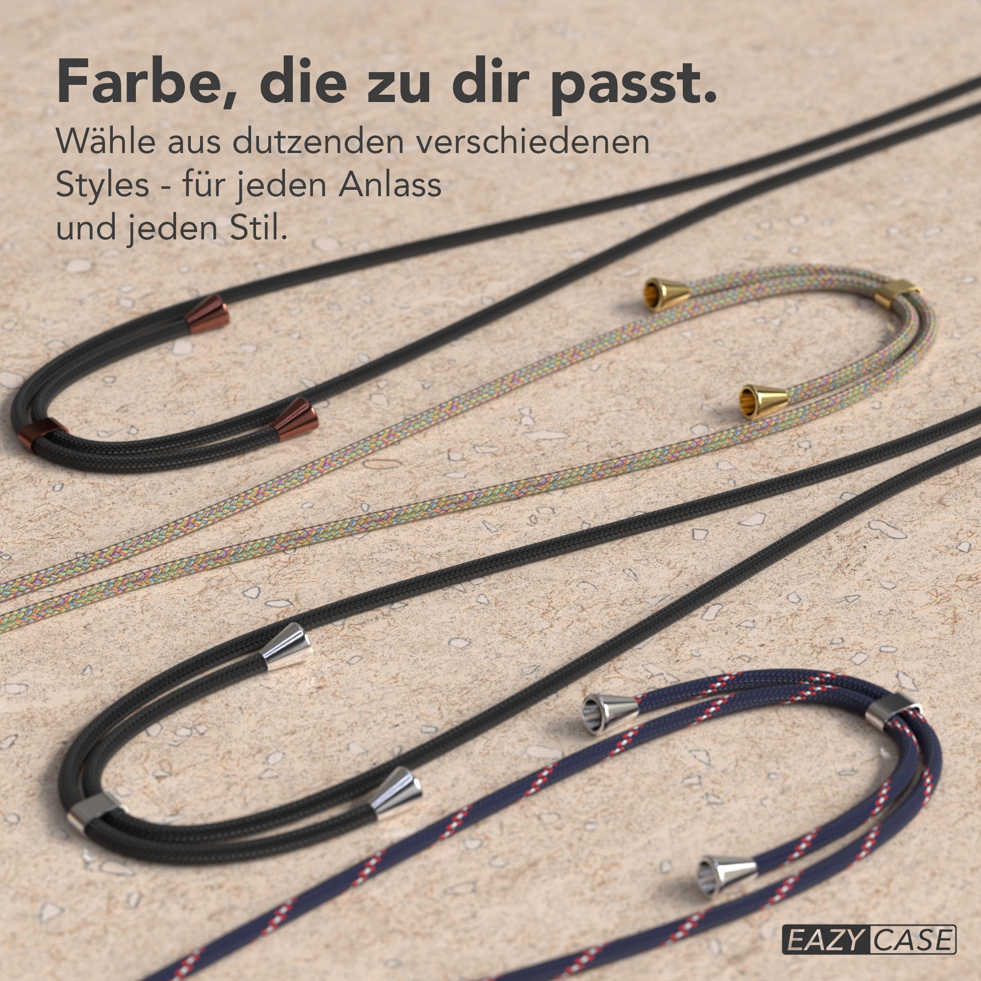 iPhone 17 transparente Hülle + Kordel