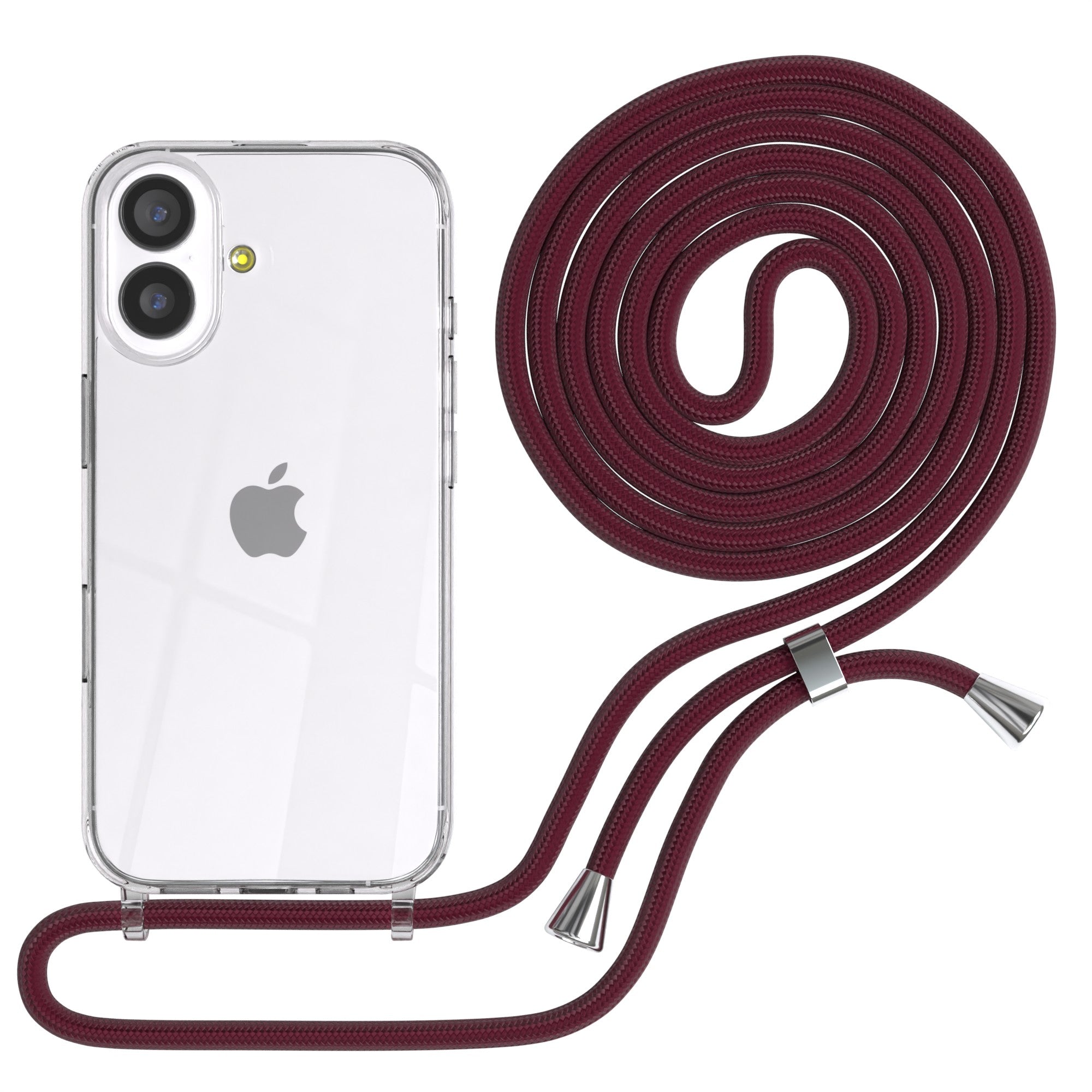iPhone 17 transparente Hülle + Kordel