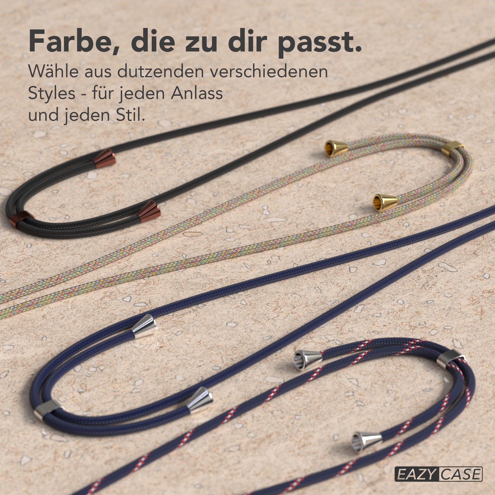 iPhone 17 transparente Hülle + Kordel