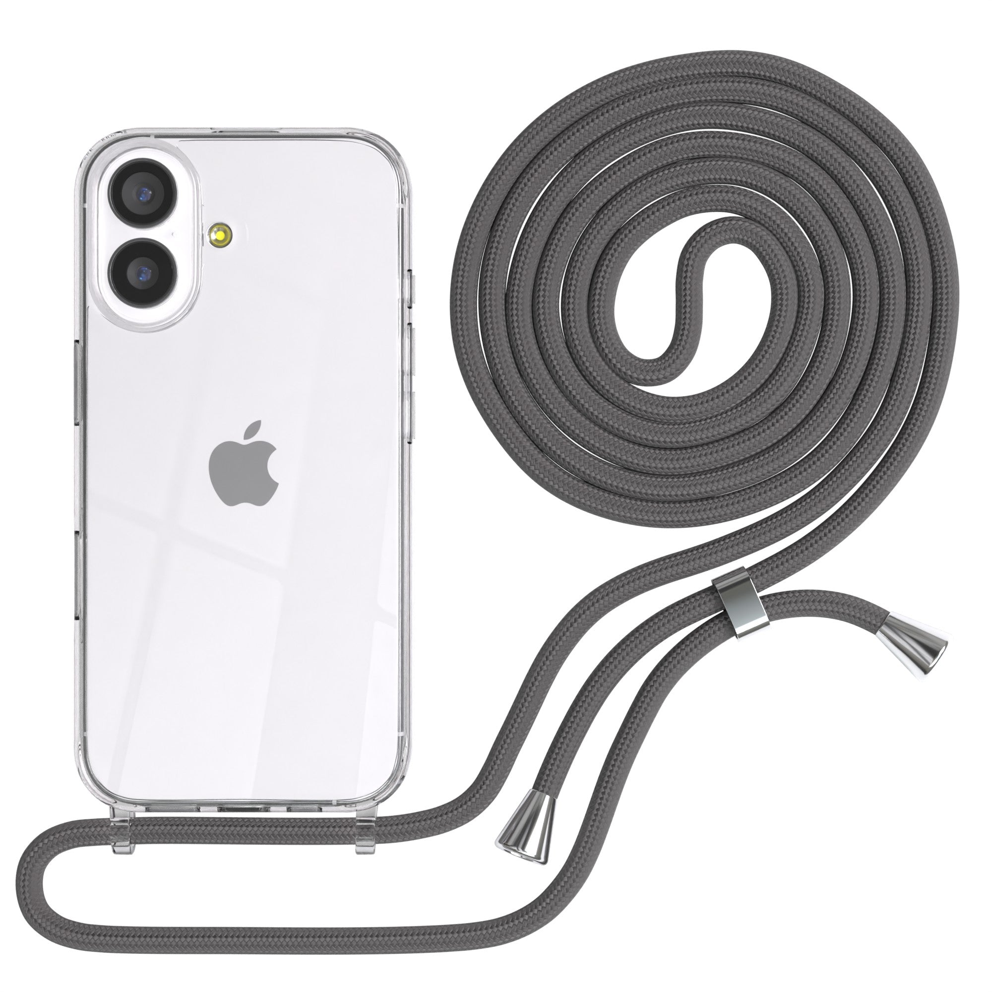 iPhone 17 transparente Hülle + Kordel