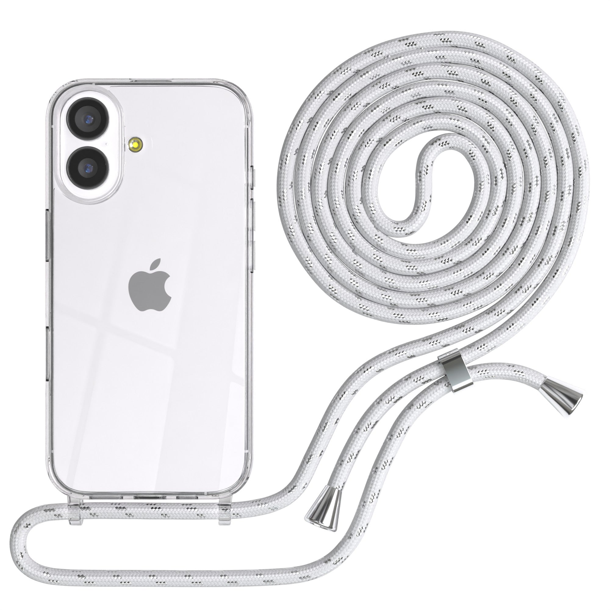 iPhone 17 transparente Hülle + Kordel