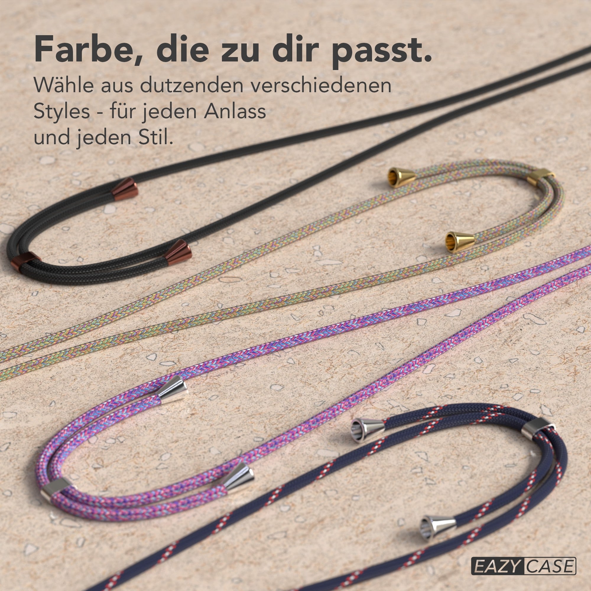 iPhone 17 transparente Hülle + Kordel