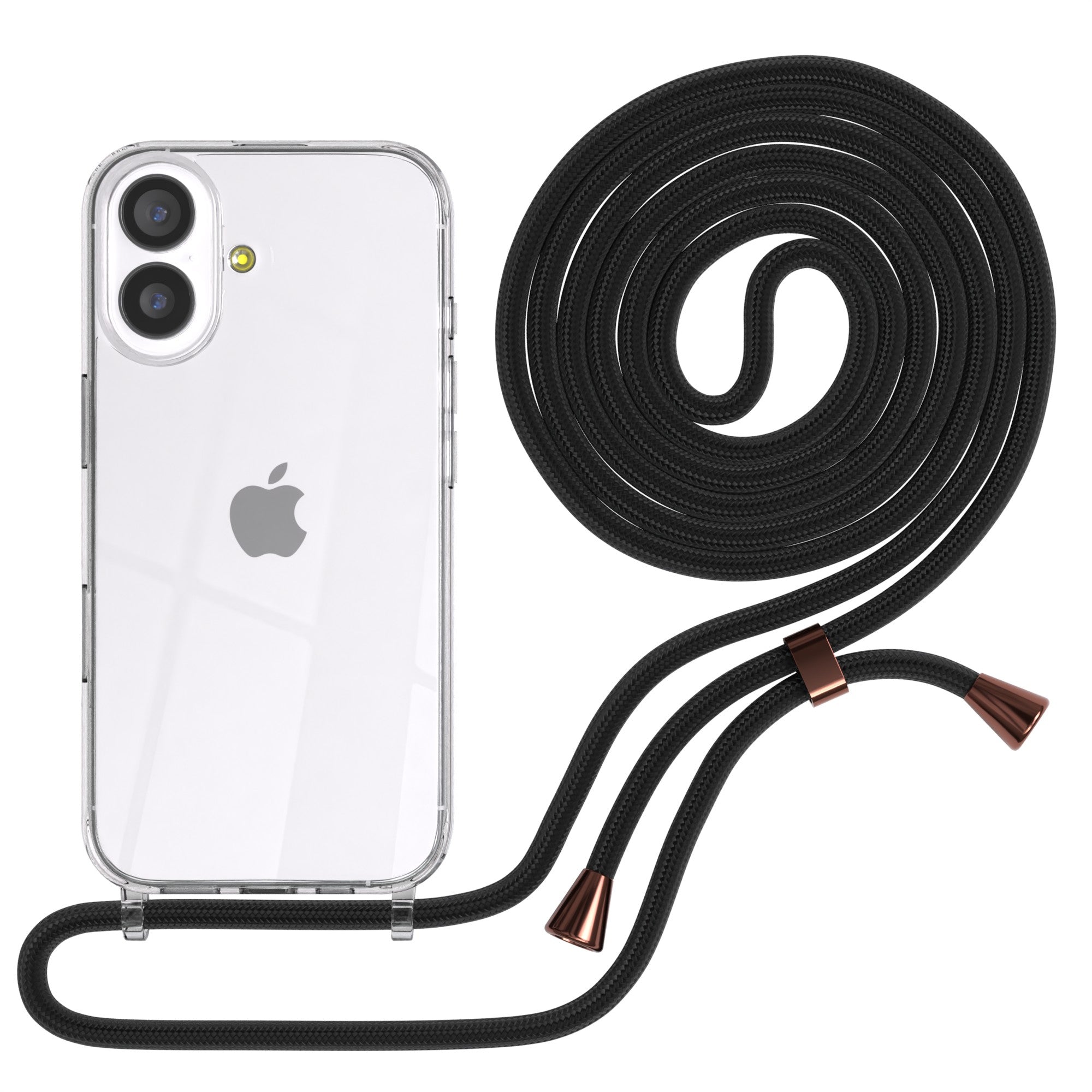 iPhone 17 transparente Hülle + Kordel