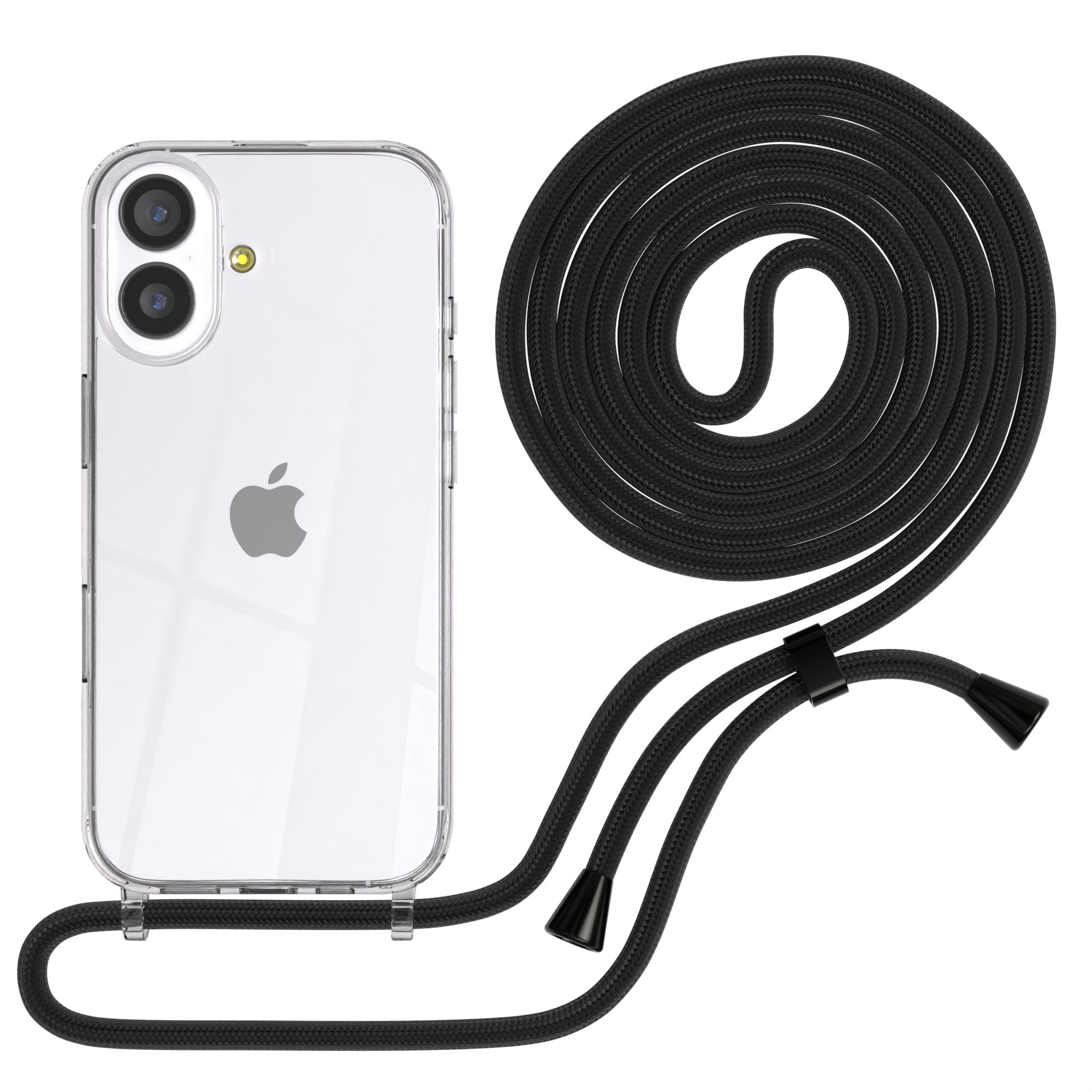 iPhone 17 transparente Hülle + Kordel