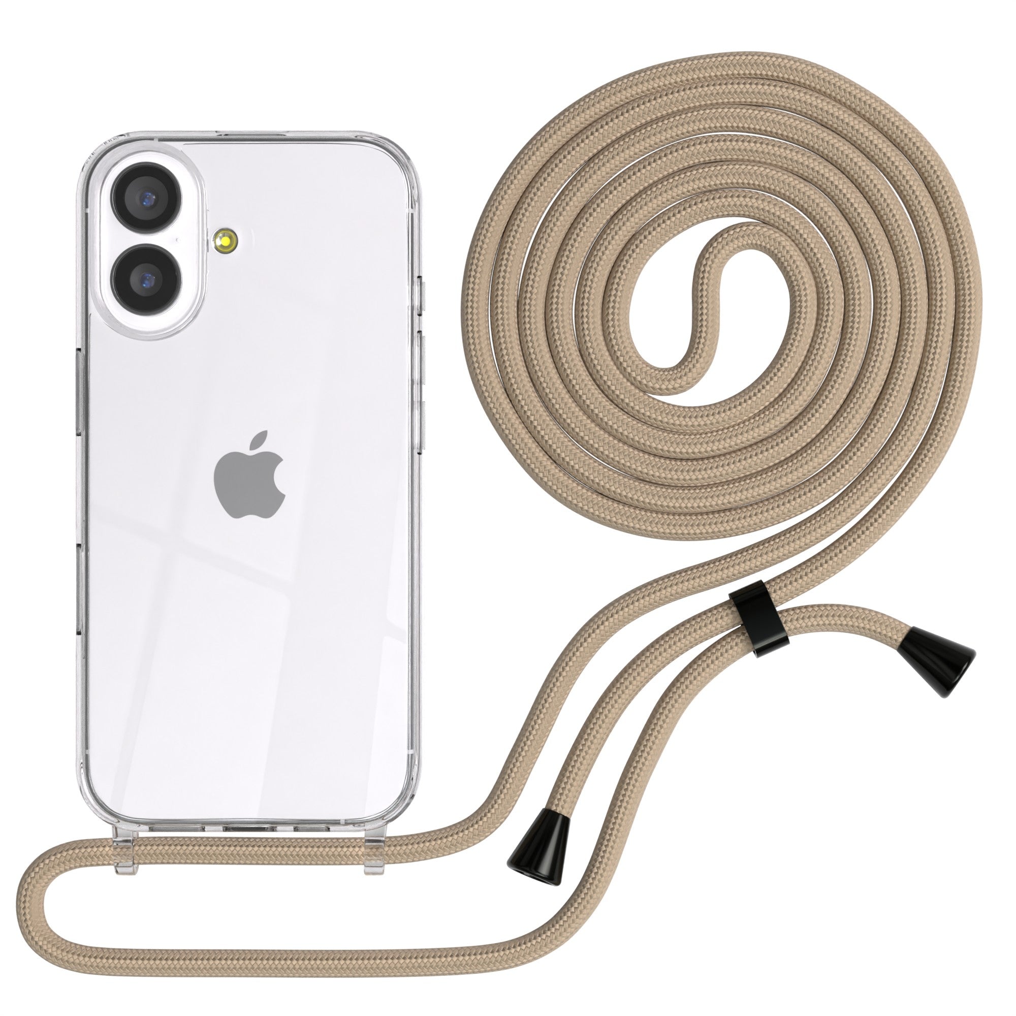 iPhone 17 transparente Hülle + Kordel