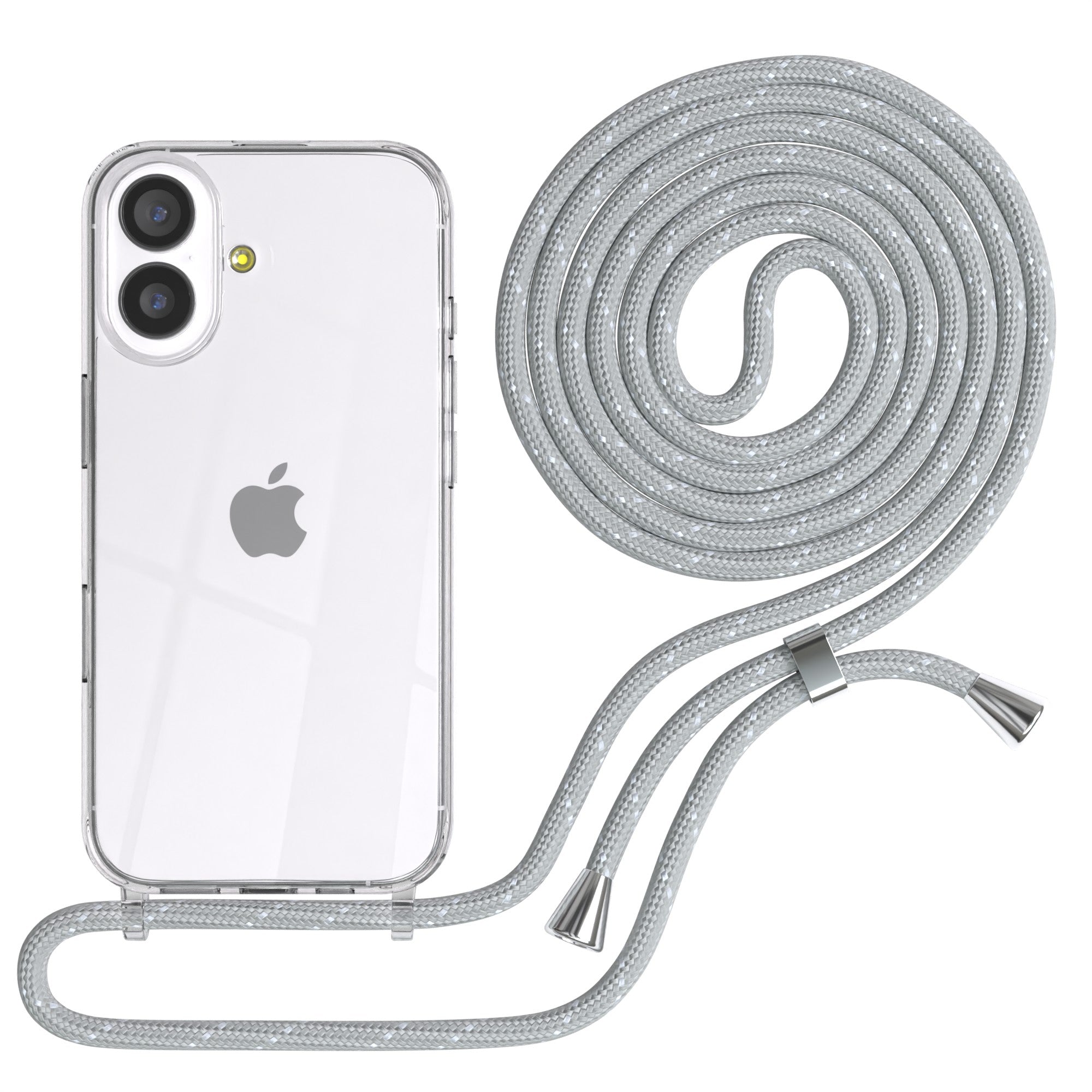 iPhone 17 transparente Hülle + Kordel