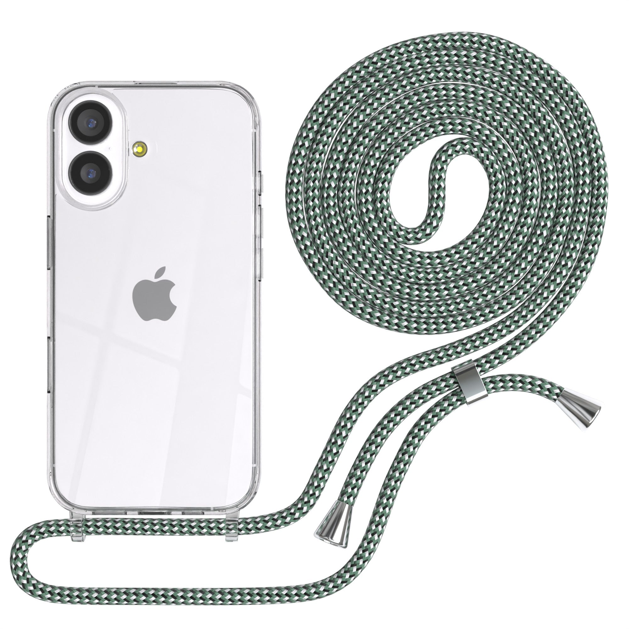 iPhone 17 transparente Hülle + Kordel