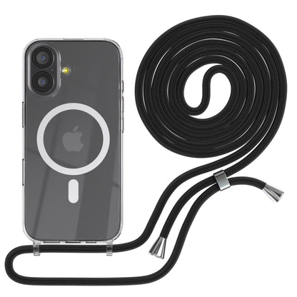 iPhone 17 transparente Hülle + Kordel mit MagSafe