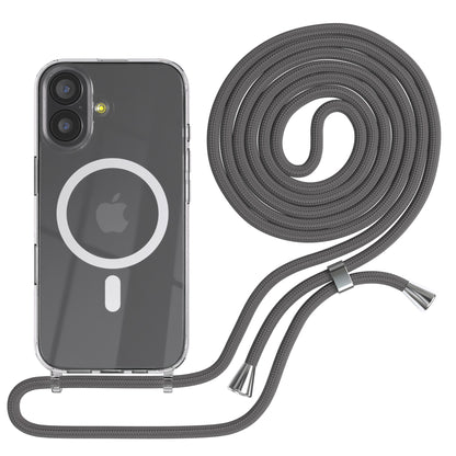 iPhone 17 transparente Hülle + Kordel mit MagSafe