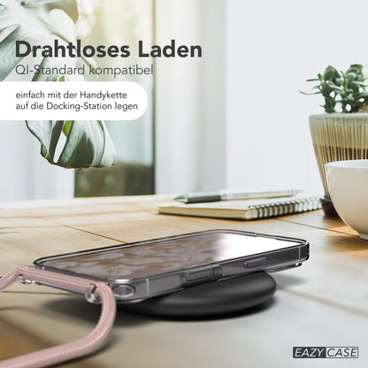 iPhone 17 transparente Hülle + Kordel mit MagSafe