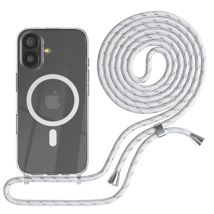 iPhone 17 transparente Hülle + Kordel mit MagSafe