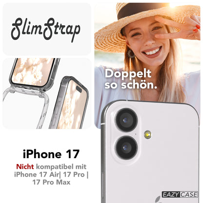 iPhone 17 transparente Hülle + Kordel mit MagSafe