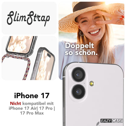 iPhone 17 transparente Hülle + Kordel mit MagSafe