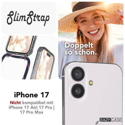 iPhone 17 transparente Hülle + Kordel mit MagSafe