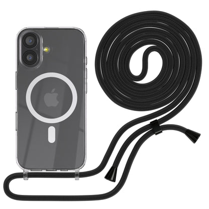 iPhone 17 transparente Hülle + Kordel mit MagSafe