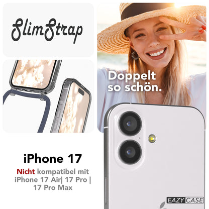 iPhone 17 transparente Hülle + Kordel mit MagSafe