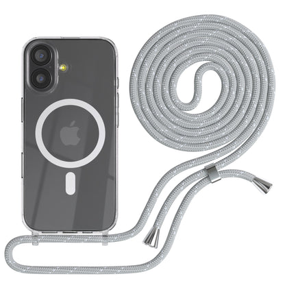 iPhone 17 transparente Hülle + Kordel mit MagSafe
