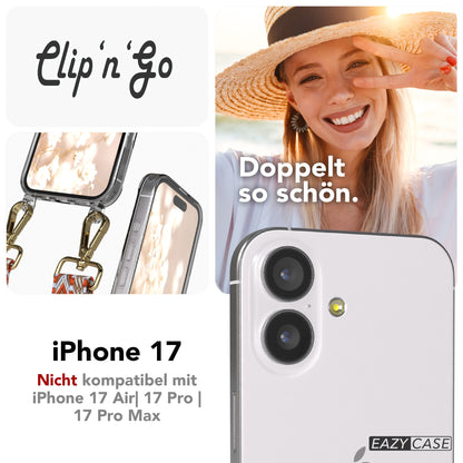 iPhone 17 MagSafe Handykette mit verstellbarem Boho Band EAZY CASE 