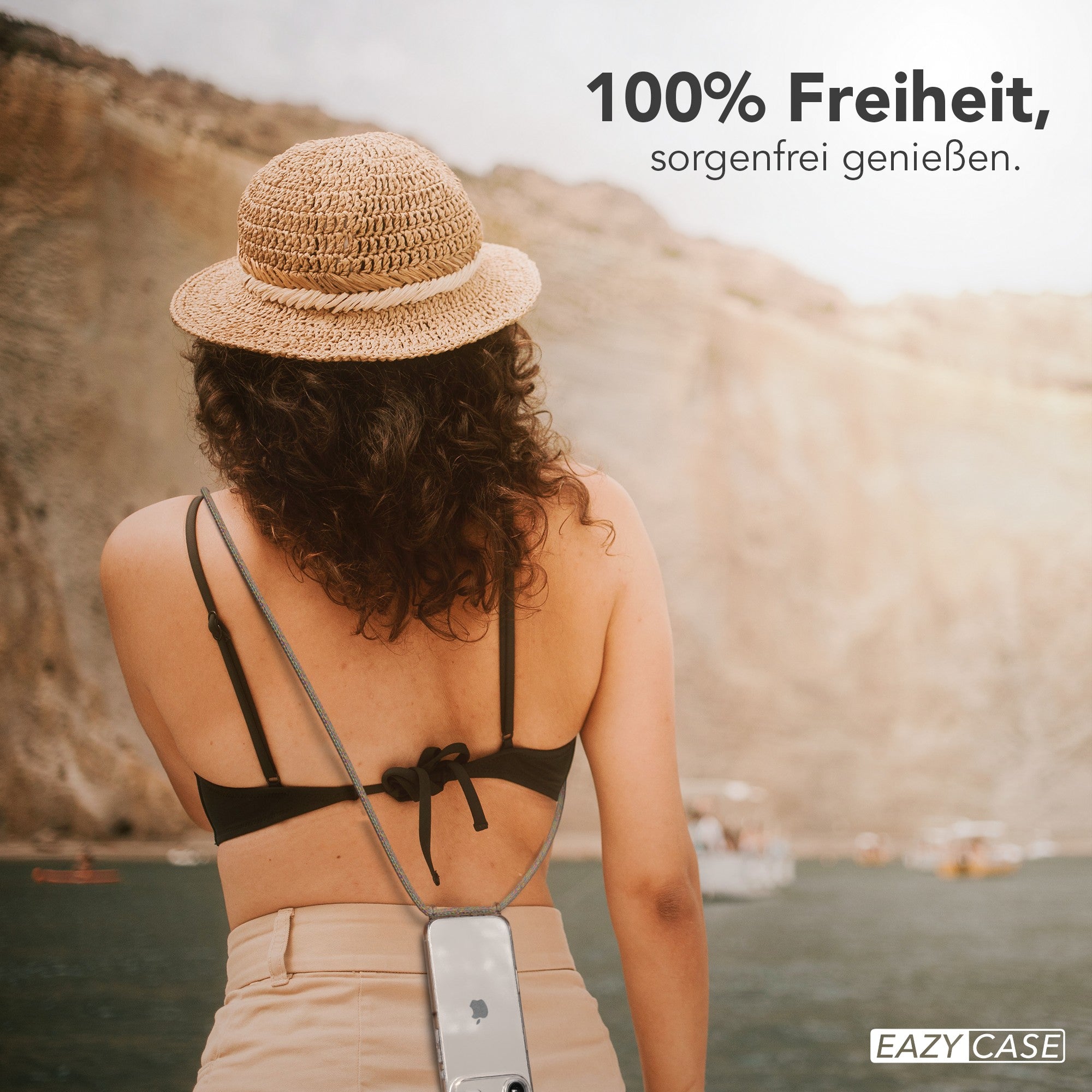 iPhone Air transparente Hülle + Kordel