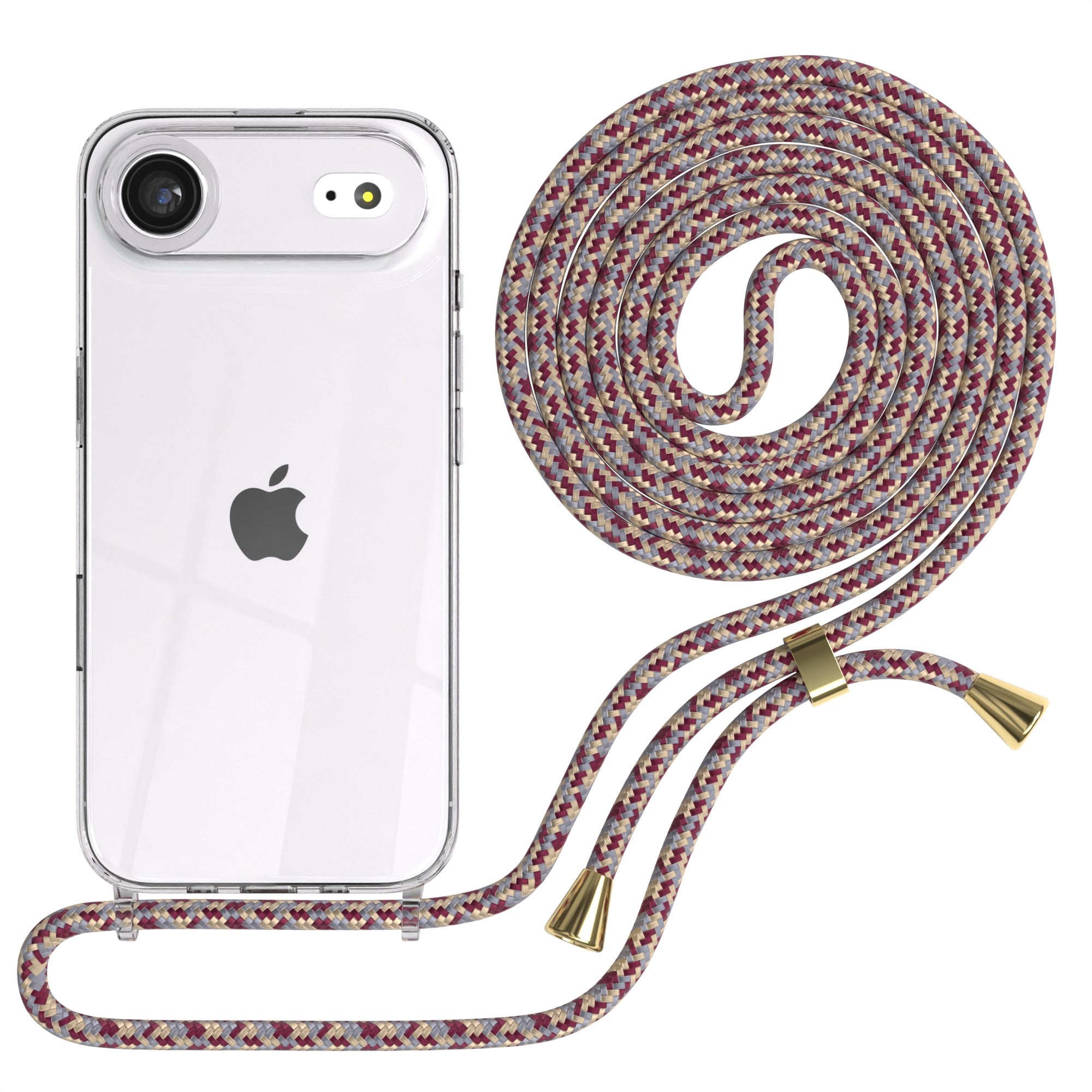 iPhone Air transparente Hülle + Kordel