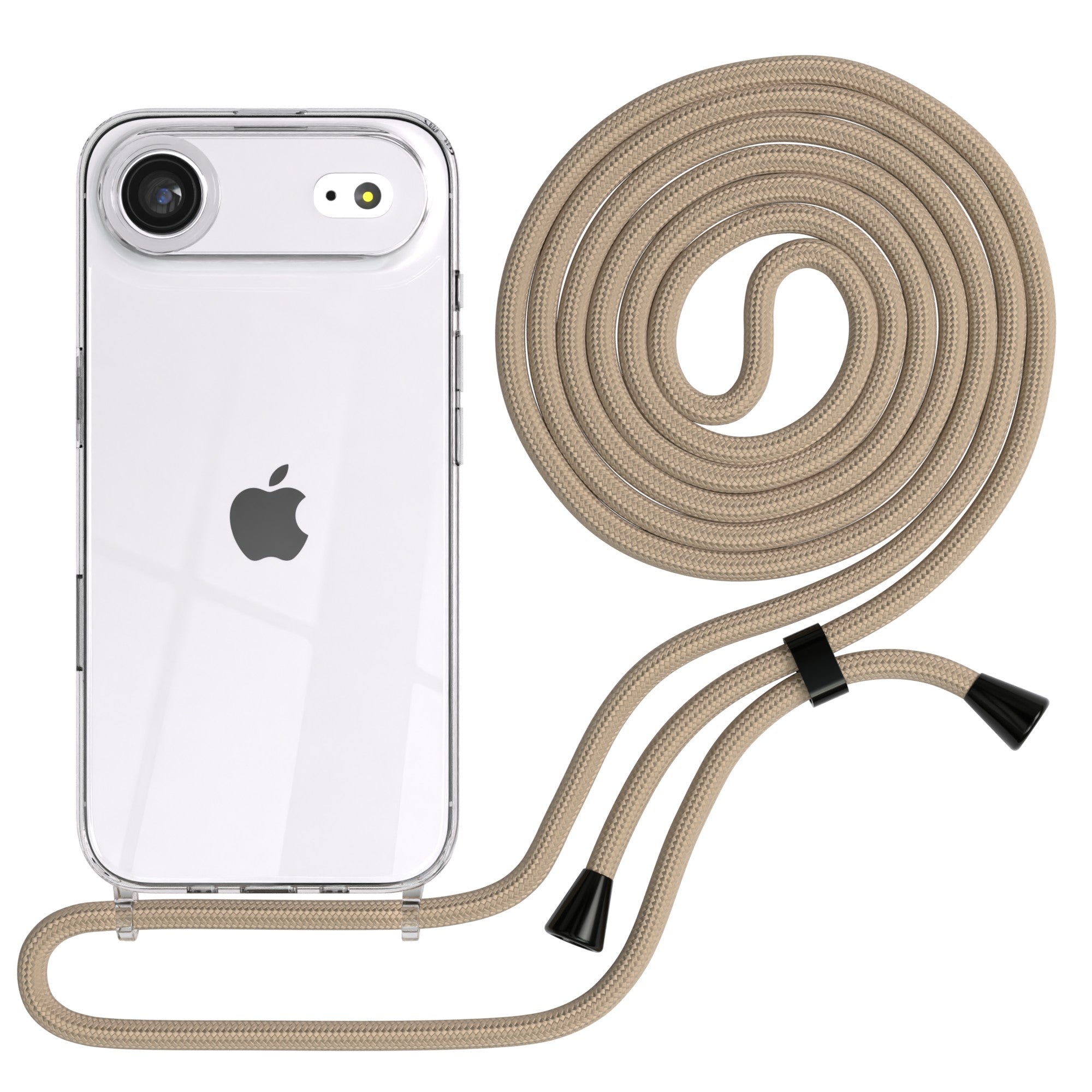 iPhone Air transparente Hülle + Kordel