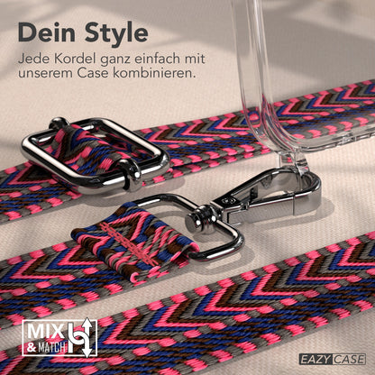 iPhone Air Handykette mit Boho Band verstellbar Umhängen 