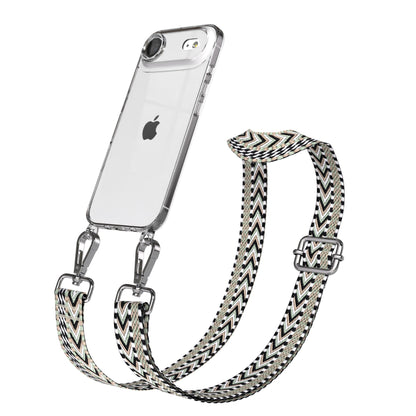 iPhone Air Handykette mit Boho Band verstellbar Umhängen 