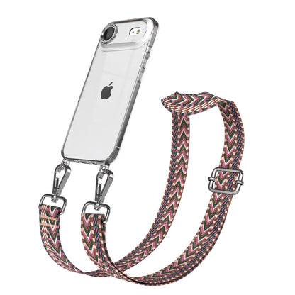iPhone Air Handykette mit Boho Band verstellbar Umhängen 