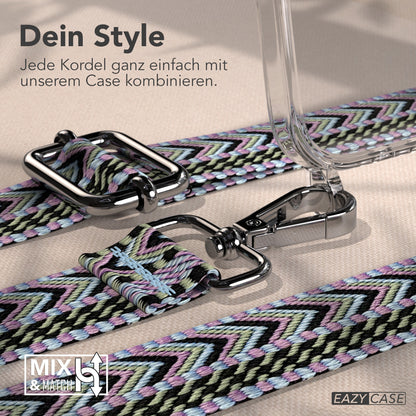 iPhone Air Handykette mit Boho Band verstellbar Umhängen 