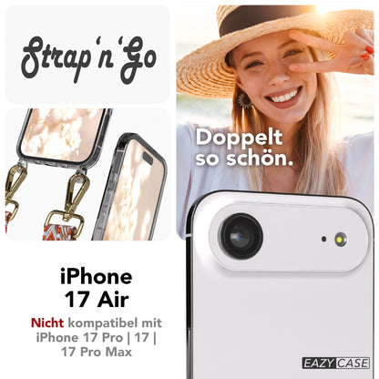 iPhone Air Handykette mit Boho Band verstellbar Umhängen 