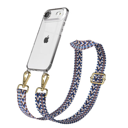 iPhone Air Handykette mit Boho Band verstellbar Umhängen 