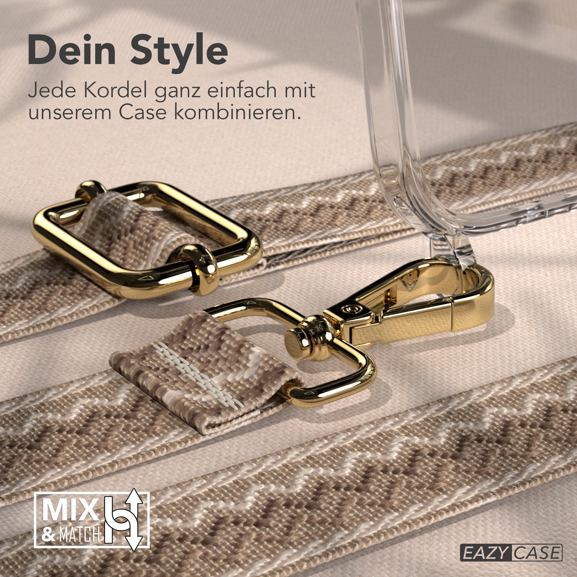 iPhone Air Handykette mit Boho Band verstellbar Umhängen 