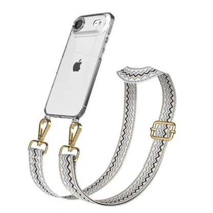iPhone Air Handykette mit Boho Band verstellbar Umhängen 