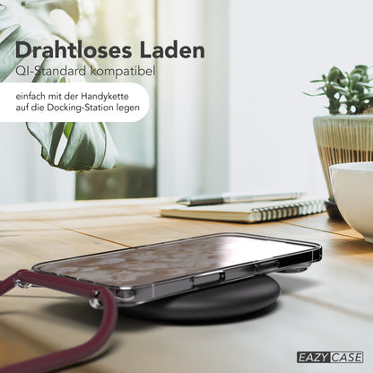 iPhone Air transparente Hülle + Kordel mit MagSafe