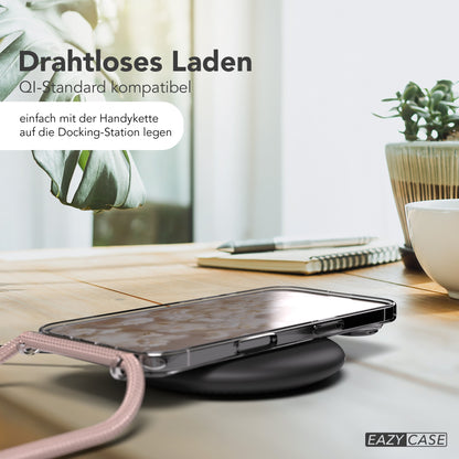 iPhone Air transparente Hülle + Kordel mit MagSafe