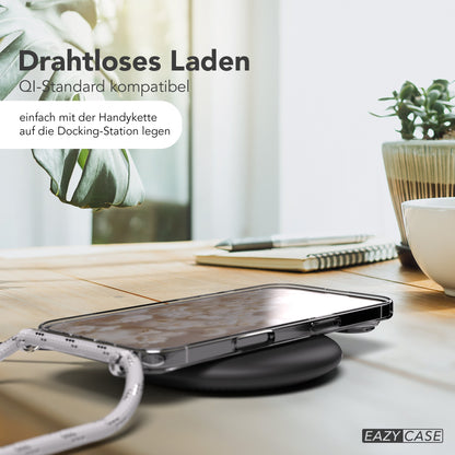 iPhone Air transparente Hülle + Kordel mit MagSafe