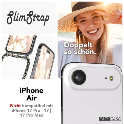 iPhone Air transparente Handykette mit MagSafe und Kordel zum Umhängen 