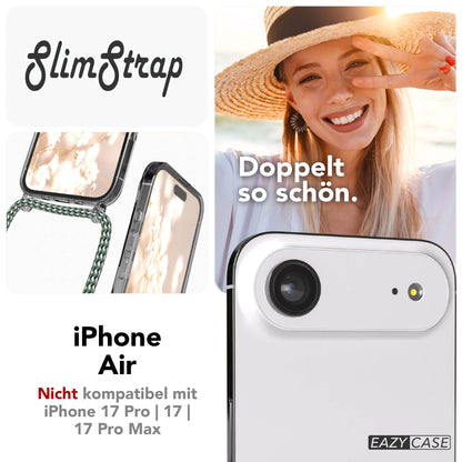 iPhone Air transparente Handykette mit MagSafe und Kordel zum Umhängen 