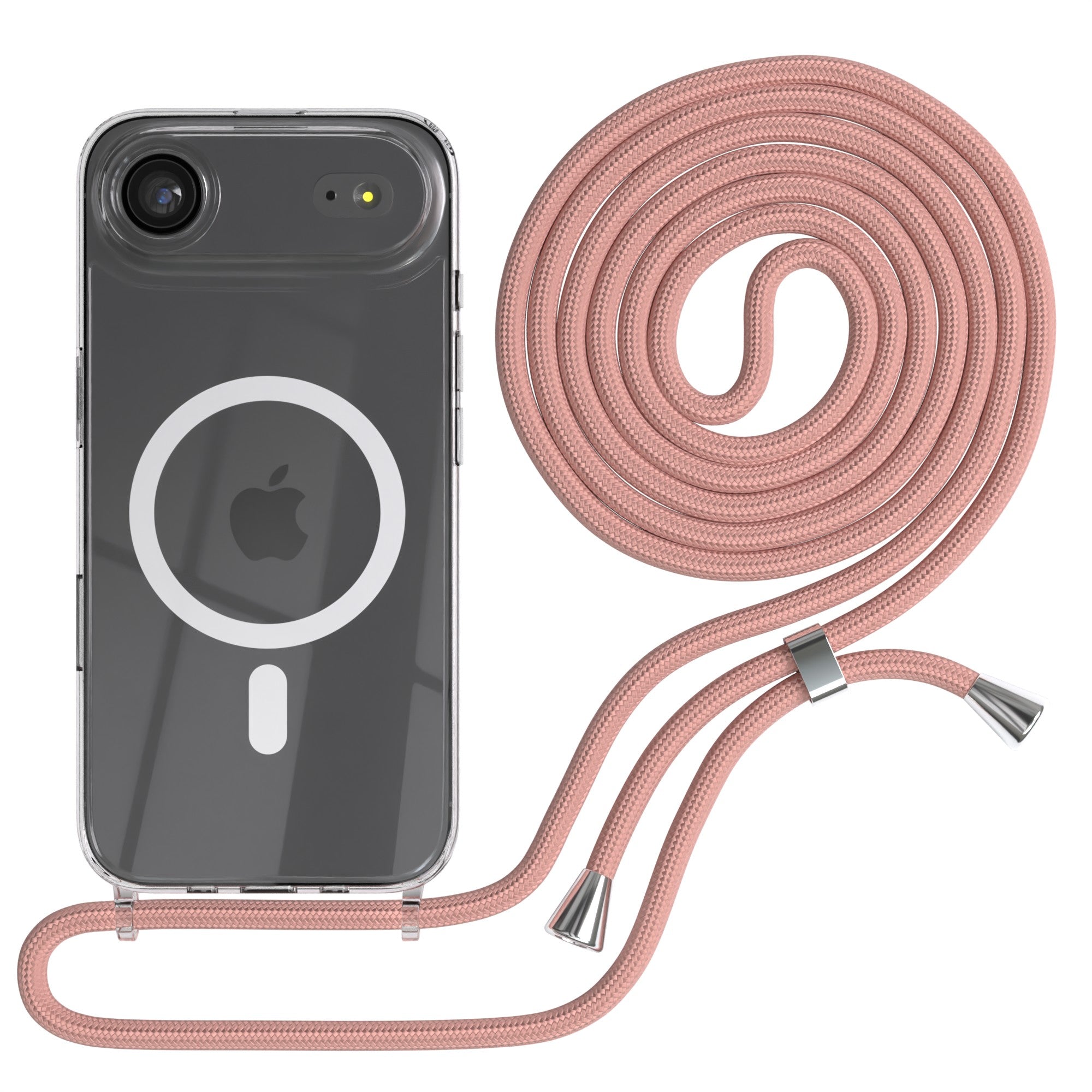 iPhone Air transparente Hülle + Kordel mit MagSafe