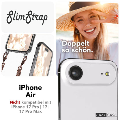 Apple iPhone Air Handykette mit schwarzer Metallkette und MagSafe Technologie 